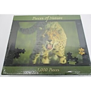 Planet Zoo , 1000 Pieces Puzzle Pieces Nature "CHEETAH TOUNGE ROLL" - 20x27" CAT